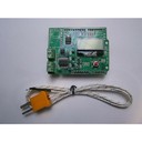 温度測定＆DC制御 TEMPシールド V1.0 LCD搭載