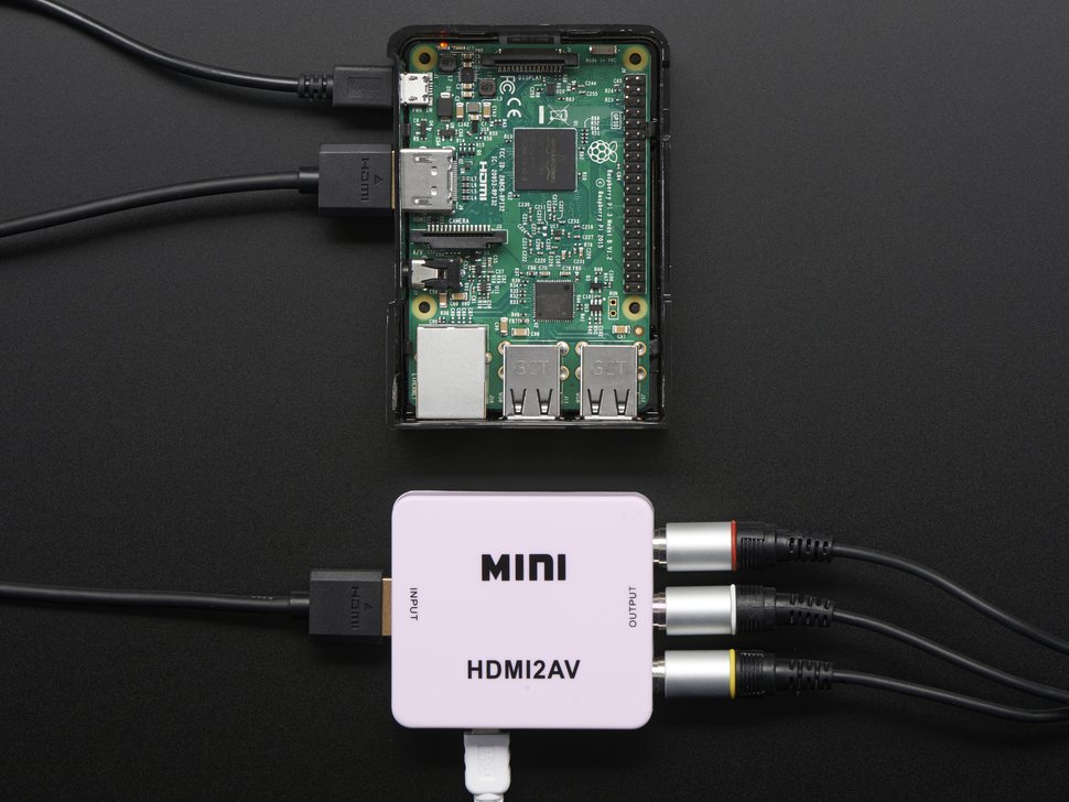 HDMIからRCAに変換するアダプタ--在庫限り - スイッチサイエンス
