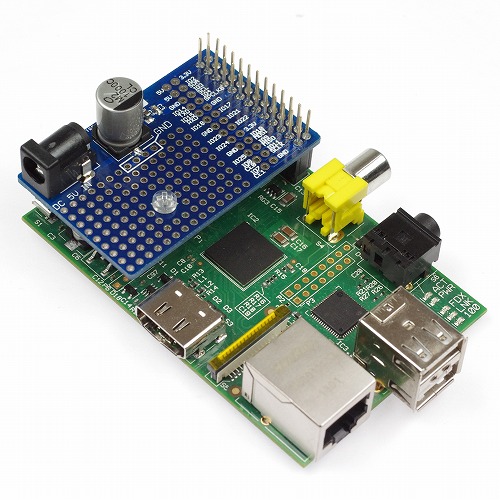Raspberry Piに装着